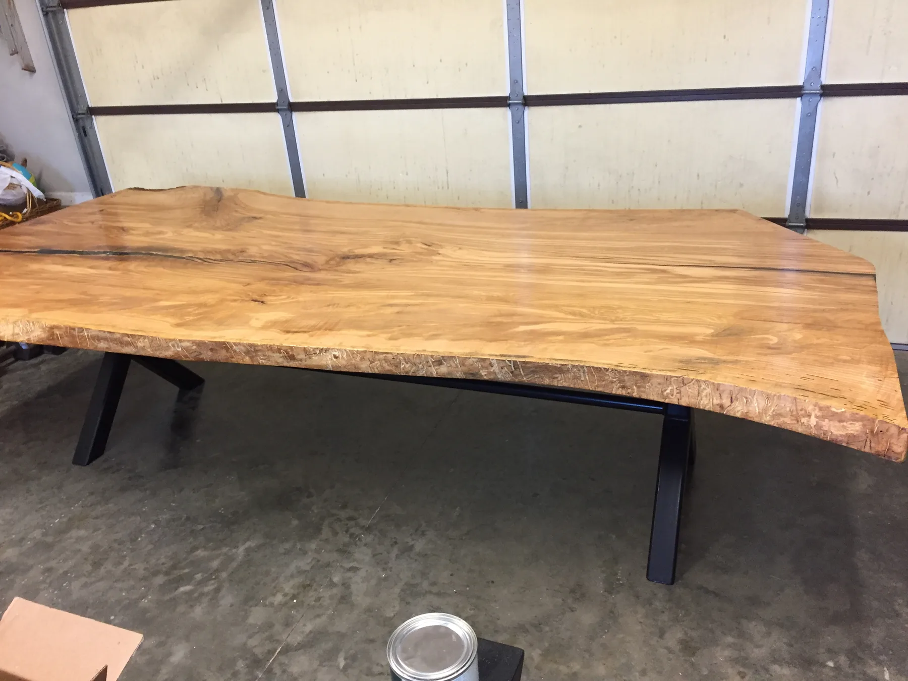 Ash Dining Table behind the build photo 4
