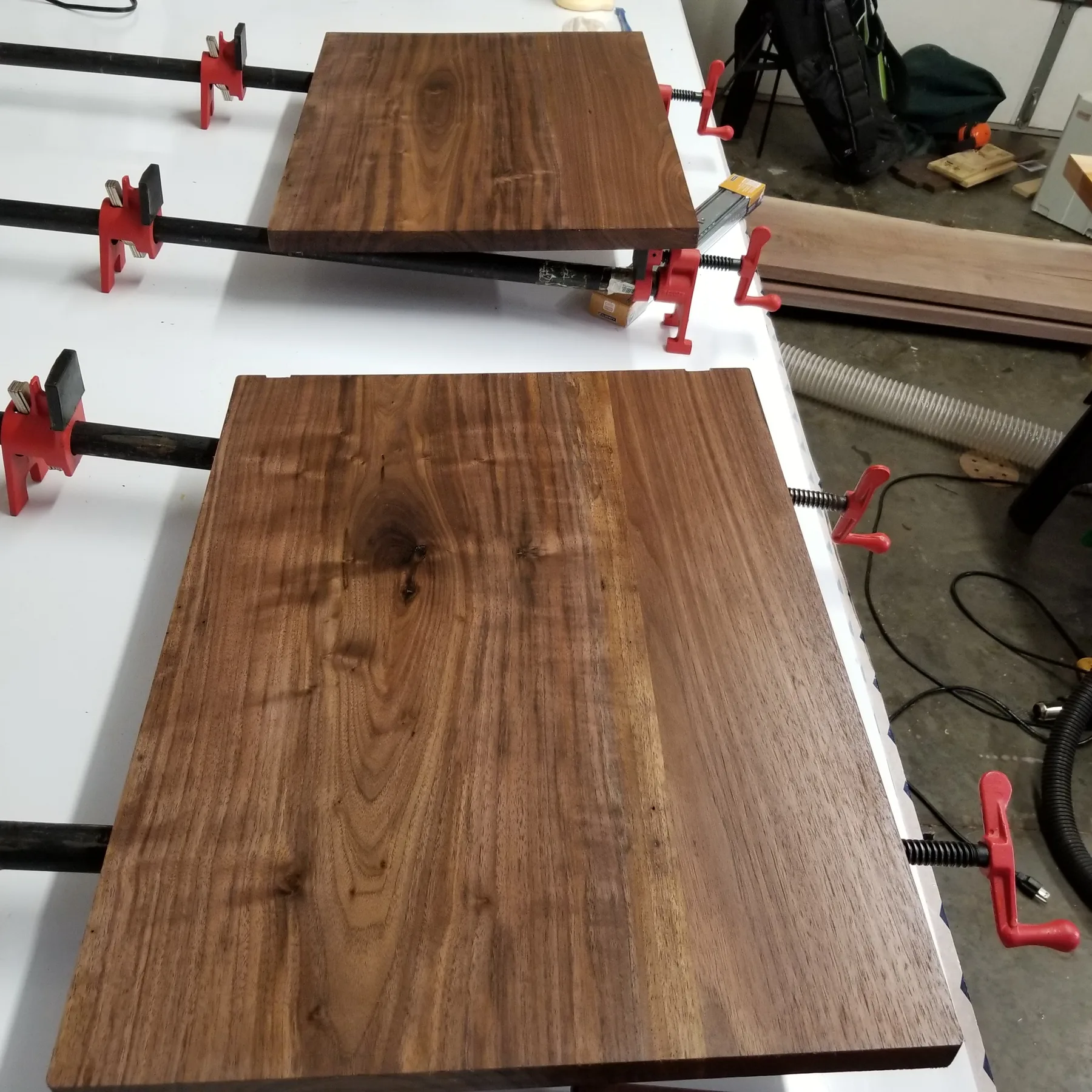 Custom desks behind the build photo 6