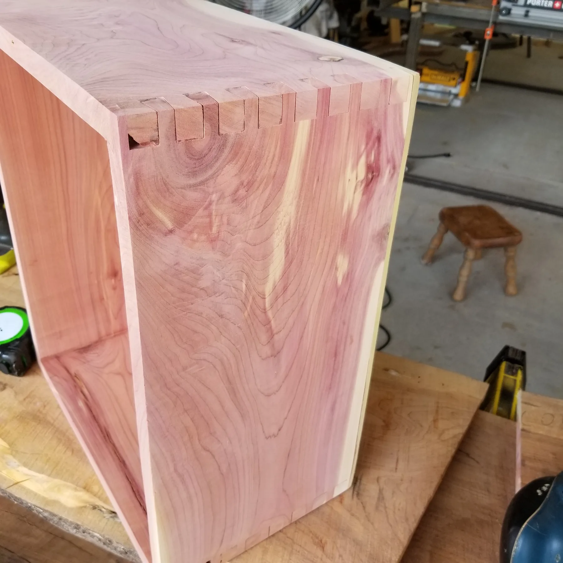 Custom desks behind the build photo 8