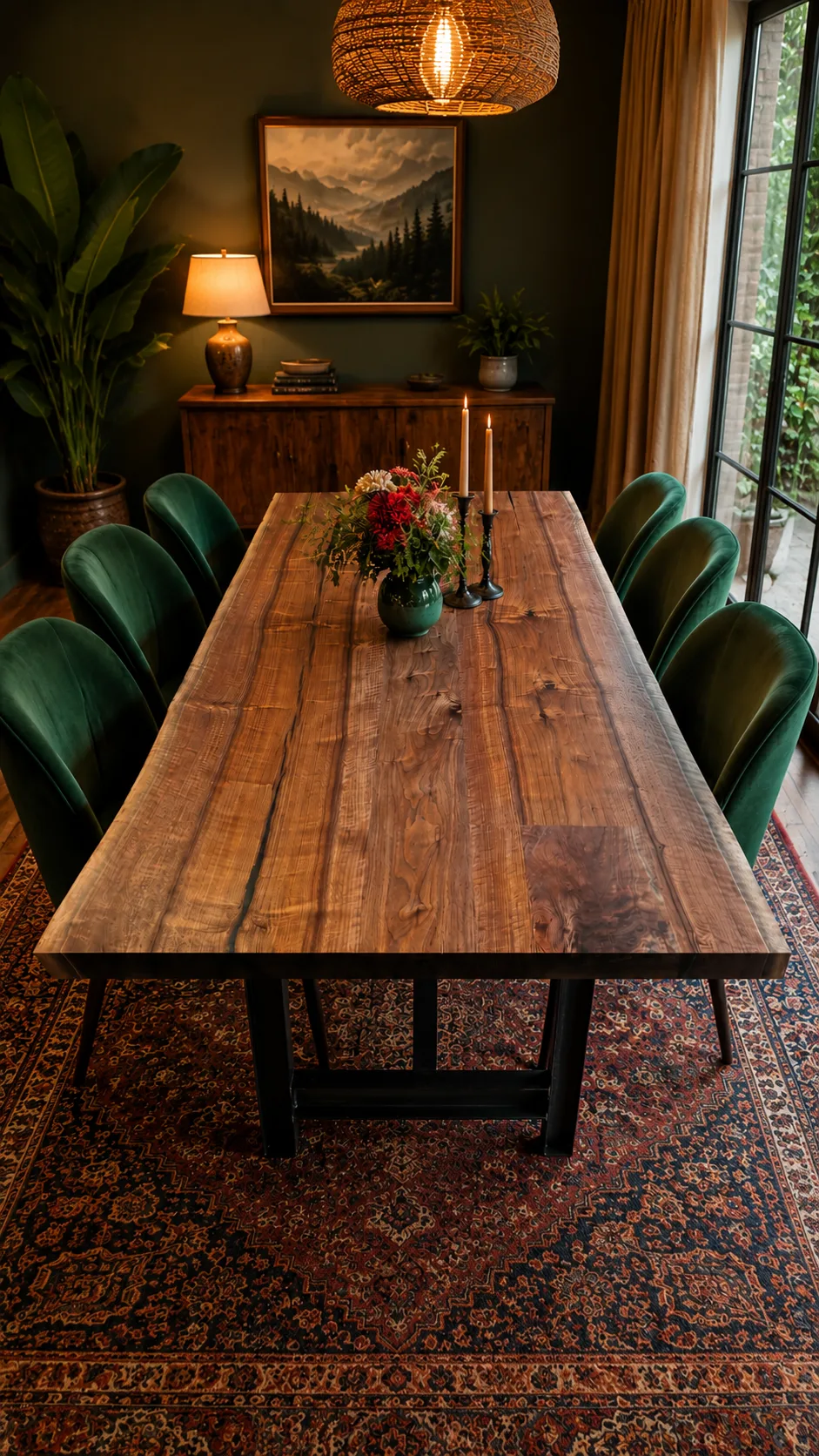 keystone walnut dining table