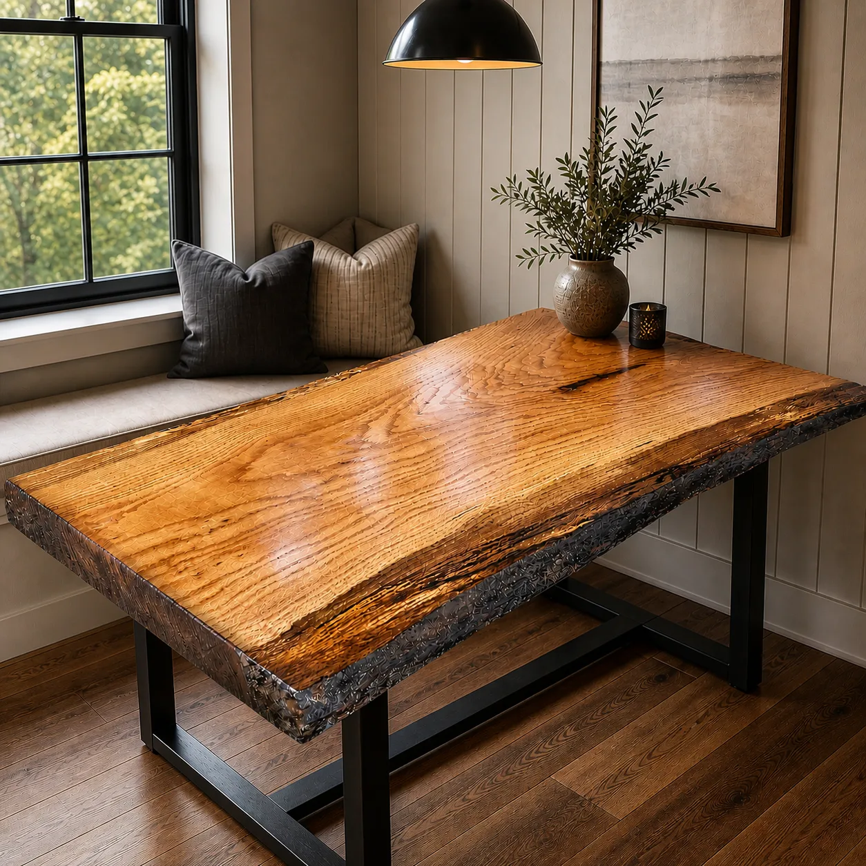 Oak nook breakfast table